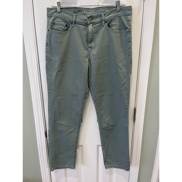 Mott And Bow Other - Mott & Bow Mercer Slim Fit Jeans Men 34x30 Sage Green Stretch Lightweight Twill